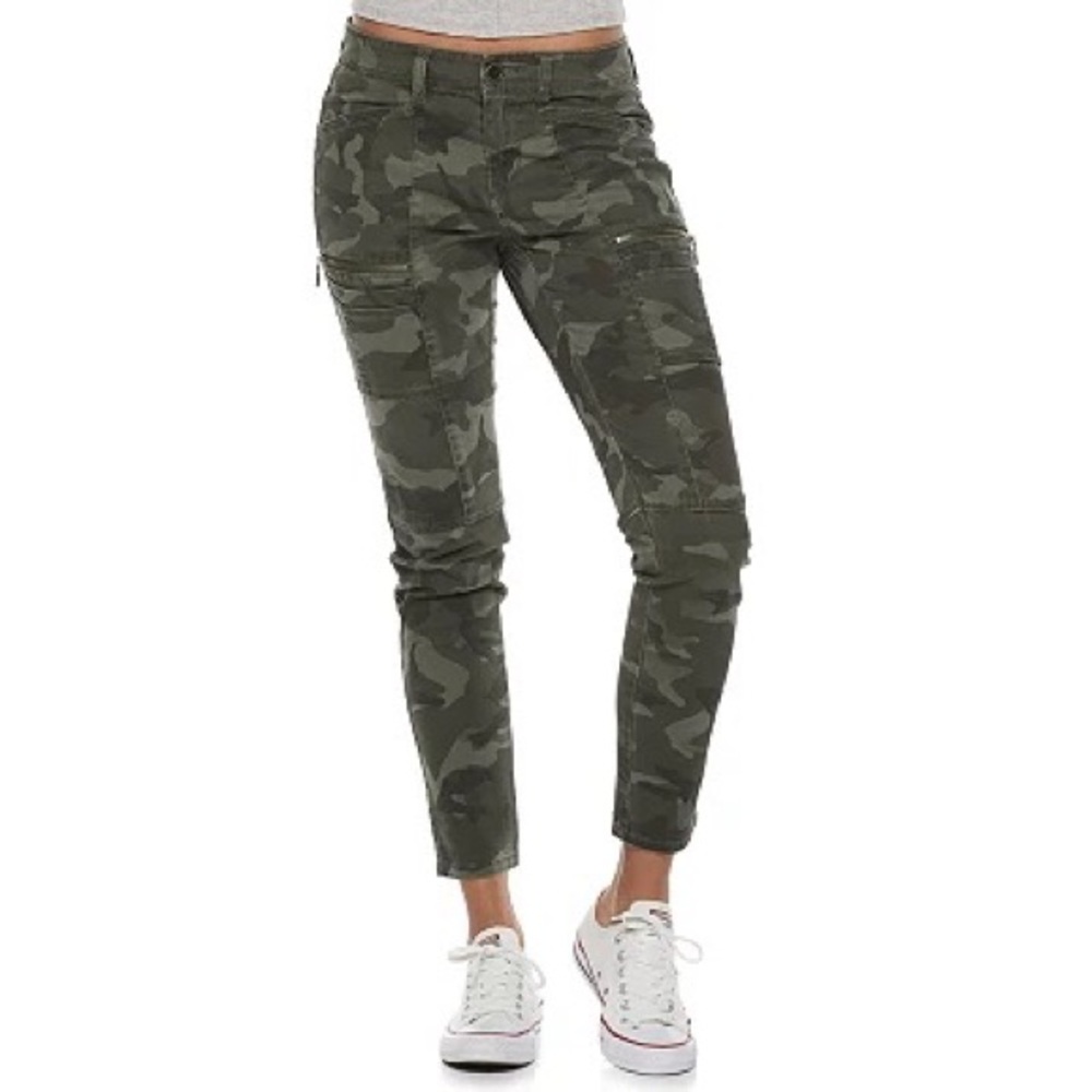 Unionbay Blaire Stretch Twill Skinny Utility Moto Pants